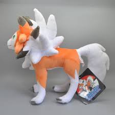 / the form it evolves into depends on the time. Lycanroc Dusk Form Plush Soft Toy Pokemon 25cm