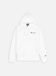 Reverse weave hoodie, c logo. Champion Logo Chest Embroidery Hoodie Men White Graffitishop