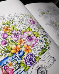 48 World Of Flowers Johanna Basford Completed Pages Ideas Basford Johanna Basford Coloring Book Johanna Basford Coloring