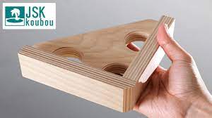 Easy and accurate! Create a 45 degree / 90 degree woodworking prototype  master - YouTube