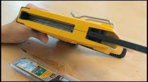 What is a fence stapler? How To Load Brads In A Dewalt Dwhttr350 Heavy Duty Staple Gun Stapler Brad Nailer Youtube