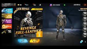 The lucky spin event is an event that is specially held by garena free fire where players put a diamond free fire which will later be special to get prizes. Revenge Full Leather Diamond Royale Costume Bundle Free Fire Latest Bundle Firstsportz