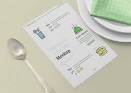 Free Restaurant Menu Card Mockup Restaurant Menu Card Menu Restaurant Menu Card Design