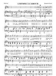G b7 c cm6 peu m'importe les problèmes. L Hymne A L Amour En Re Tenor Edith Piaf Musique Europeenne Theatre