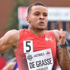 Andre de grasse was forced to withdraw from the world championships on wednesday night after suffering a hamstring injury in training. M9k2yvqysrjhom