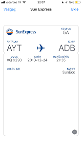 Review Of Sun Express Flight From Antalya To Izmir In Economy