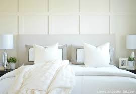 Or, perhaps you need to build it based on how high your ceilings are to help the room feel taller. Diy Paneled Wall Diy Wainscoting Ella Claire Co