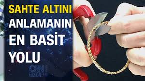 Iste Uzmanindan Sahte Altini Anlamanin En Basit Yolu Youtube