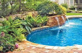The rocks stay put for ever. Swimming Pool Landscaping 5 Plant Varieties To Consider