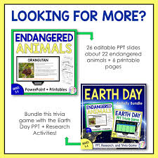 Displaying 22 questions associated with risk. Earth Day Trivia Game Mrs Readerpants