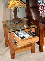 It is constructed using solid hardwood to enhance strength. Oak Glass Display Top End Table 13 Steps With Pictures Instructables