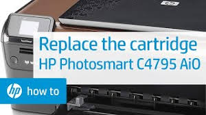 Need a hp photosmart c4680 printer driver for windows? Hp Photosmart C4600 And C4700 All In One Printer Series Replacing Ink Cartridges Hp Customer Support