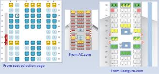 62 studious air canada plane seating chart 763