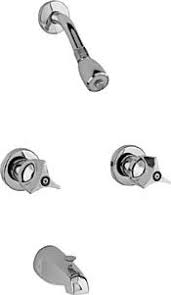 1,373 two handle shower faucet products are offered for sale by suppliers on alibaba.com, of. Two Handle Service Fitting With Shower Head And Diverter Tub Spout Chicago Faucets