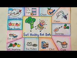 It requires some work, compliance with lifestyle decisions, and regular checkups. Eat Healthy Stay Wealthy Drawing Poster On World Food Day How To Draw World Food Day World Food Day Youtube In 2021 Healthy Eating Posters Healthy Eating Poster On