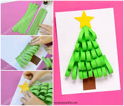 Whether this project is suitable for our list of diy room decor ideas with paper or not, it's definitely worth a stop praising the star lanterns in the shops instead, make one for your indoor decoration. Paper Strips Christmas Tree Easy Peasy And Fun