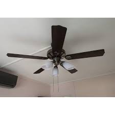 Install the fan canopy that covers the ceiling box and mounting bracket. Ceiling Fan With Light And Installation Shopee Singapore