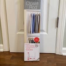 Pick up your order in just 1 hour! Bed Bath Beyond Storage Organization Chrome Double Hung Closet Rod Poshmark