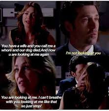 I Can T Breathe With You Looking At Me Like That Anatomy Quote Grey Anatomy Quotes Greys Anatomy Funny