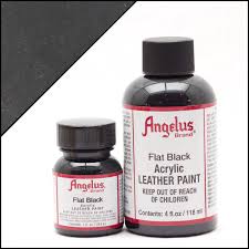 The sudsy variety might actually be best since it contains detergent to keep the loosened particles suspended for easier rinsing. Angelus Leather Paint Flat Black
