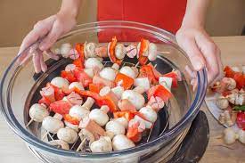 I soaked my bamboo skewers in water before threading the chicken on. 4 285 Cooking Skewered Photos Free Royalty Free Stock Photos From Dreamstime