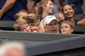 Roger federer's twin daughters myla rose and charlene riva and wife mirka were seen cheering him on as he won his 1000th tennis match at brisbane international tennis tournament on sunday Roger Federer Children How Many Kids Does Federer Have New Idea Magazine