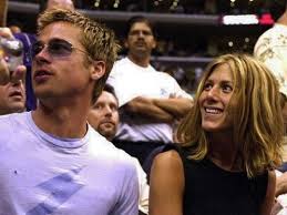 She also worked in her iconic '90s red lip, but added a. Jenaniston Bradpitt On Instagram They Were So Happy Lakers Game 2001 Brad Pitt Jennifer Aniston Brad Pitt Girlfriend Brad Pitt And Jennifer