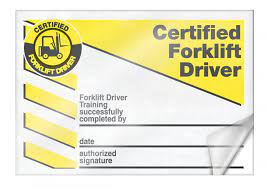 Free forklift powerpoint template relates to the machinery development in industrial fields of life. Forklift Certification Cards Lkc230