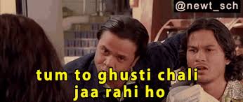 Dhol Rajpal Yadav Maru GIF - Dhol Rajpal Yadav Maru Tum Toh Ghusti Chali Jaa Rahi Ho - Discover & Share GIFs