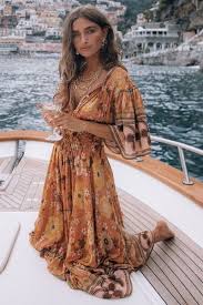 Boho Style Holiday Dress In 2020 Boho Summer Outfits Boho Outfits Dresses Casual Boho