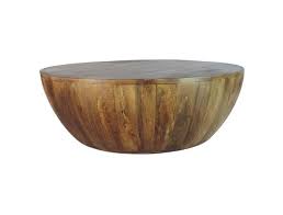 Modern Drum Coffee Table Light Washed Eclectic Goods Drum Coffee Table Coffee Table Wood Coffee Table