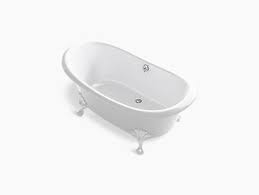 Ove decors 66 freestanding clawfoot tub with telephone faucet. K 21000 W Artifacts Freestanding Bath Kohler