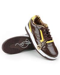 Baby Phat Diva Sneaker Brown Yellow Brown Sneakers Baby Phat Sneakers