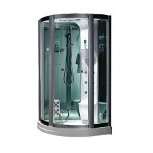 The luxury shower fits perfectly into the corner of any room to save space while providing you with the maximum amount of relaxation. Compact European China One Person Acrylic Wet Steam Shower Room U683 China Portable Steam Room Indoor Steam Room