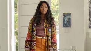 After all, she was named one of time100's next most influential people of 2021. Loose Knit Cardigan Worn By Devi Vishwakumar Maitreyi Ramakrishnan In Never Have I Ever Season 1 Spotern