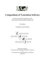 It will let you plan the budget, keep track of your budget, remind you of the bills, and show the balance after deducting the bills & investment, etc. Compendium Of Translation Software John Hutchins Personal Website