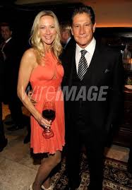 Pure Bar founder Veronica Bosgraaf and Dr Nicholas Perricone attend...