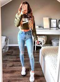 25 Captivating Winter School Outfits Ideas With Jeans That Inspiring For Teens Pinmagz Spring Outfits Trendy Outfits Edgy Casual School Outfits