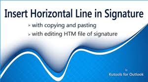 When they are deeper and more formed under the nail, they are called mees' lines. How To Add Or Insert Horizontal Line In Outlook Signature