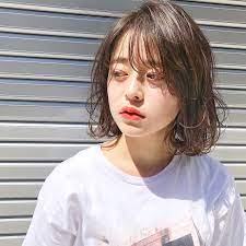 似合わないは嘘 面長さん向け切りっぱなしボブとは hair 髪型 ボブ モテ ボブ ボブパーマ