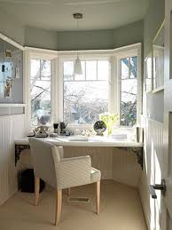 Office Nook Beautiful Windows If Your Windows Don T Look As Nice As Theses Gorges Windows You Might Want To Get Them Replace Home Built In Desk Home Office