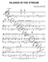 Islands In The Stream P/V/G Sheet Music | J.W. Pepper