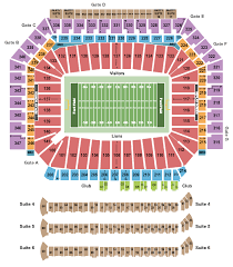 ford field seating chart section row seat number info