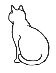 Pin By Lyla Gray On Cats And Rabbits Simple Cat Drawing Cat Outline Tattoo Cat Tattoo Simple