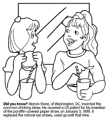 Maybe you would like to learn more about one of these? Drinking Straw Inventor Coloring Page Crayola Com
