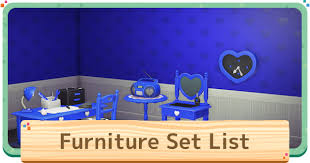 Pocket camp and it's all about the cookies. Acnh Furniture Set List Animal Crossing Gamewith