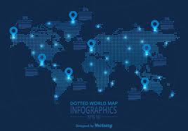 Vector World Map Infographic Infographic Map Vector Art Design Map
