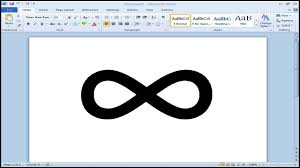 More images for how to draw infinity sign » How To Insert Infinity Symbol In Word Youtube