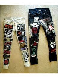 Patched Punk Pants Punk Jeans Punk Outfits Patch Punk