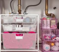 Easy Under The Sink Storage Ideas Dorm Organization Bathroom Storage Organization Small Bathroom Storage